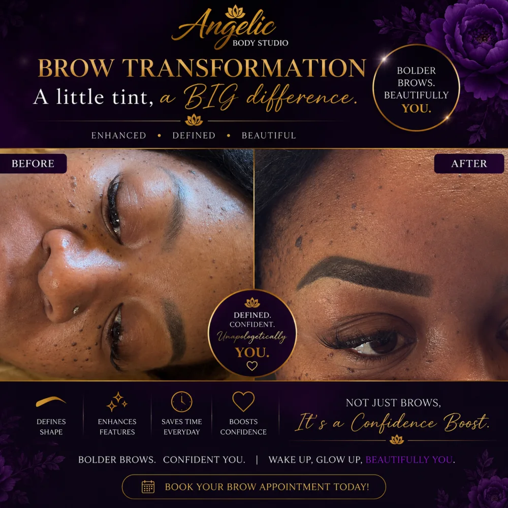 Brow transformation results